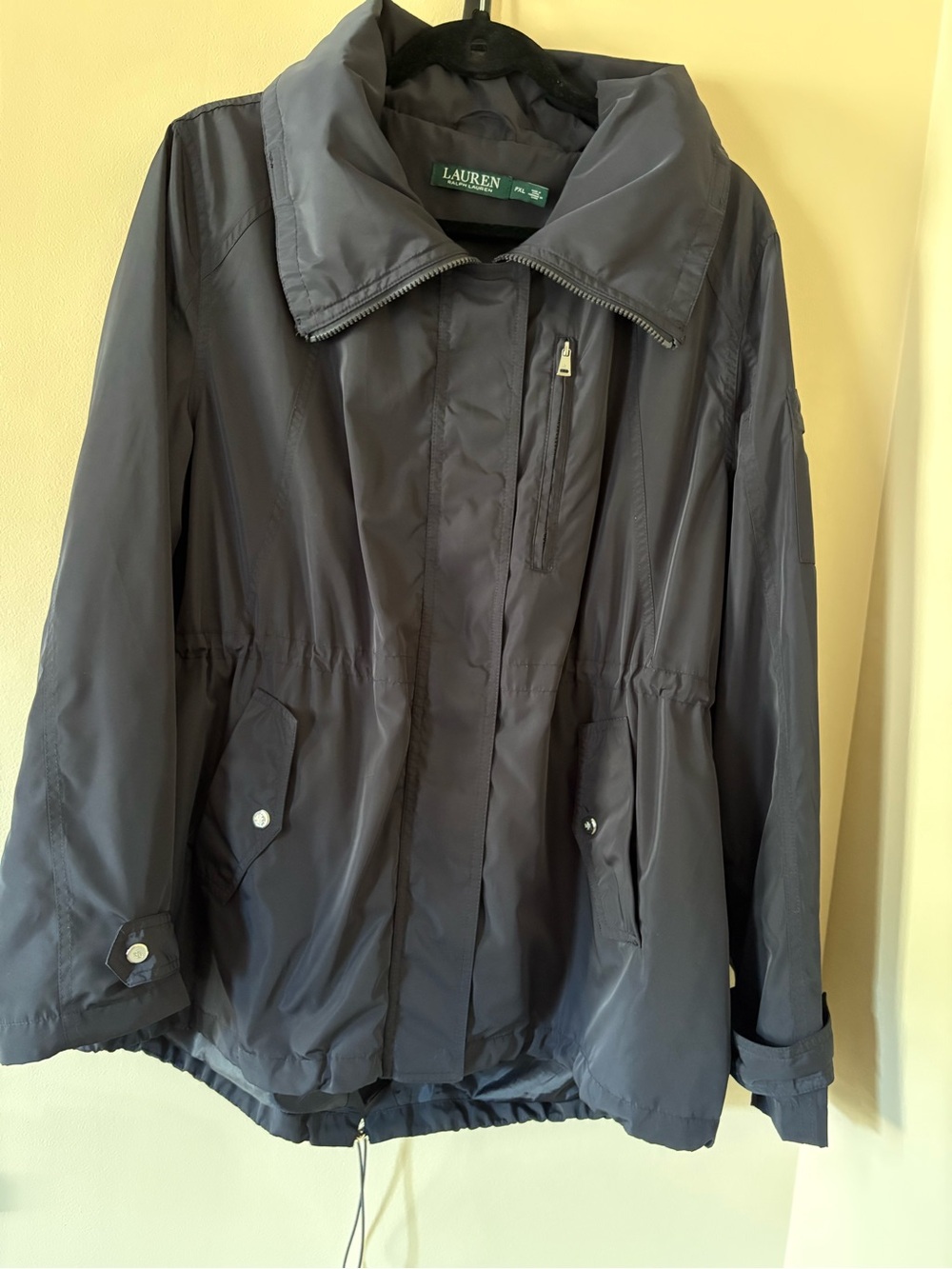 Lauren Ralph Lauren Navy Utility Anorak Jacket Petite XL